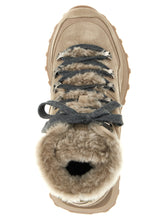 Brunello Cucinelli Lace-up Ankle Boots With Hooks Beige