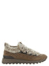 Brunello Cucinelli Monile Shearling Sneakers Brown
