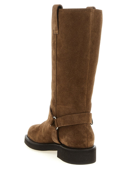 Brunello Cucinelli Monile Suede Boots Brown