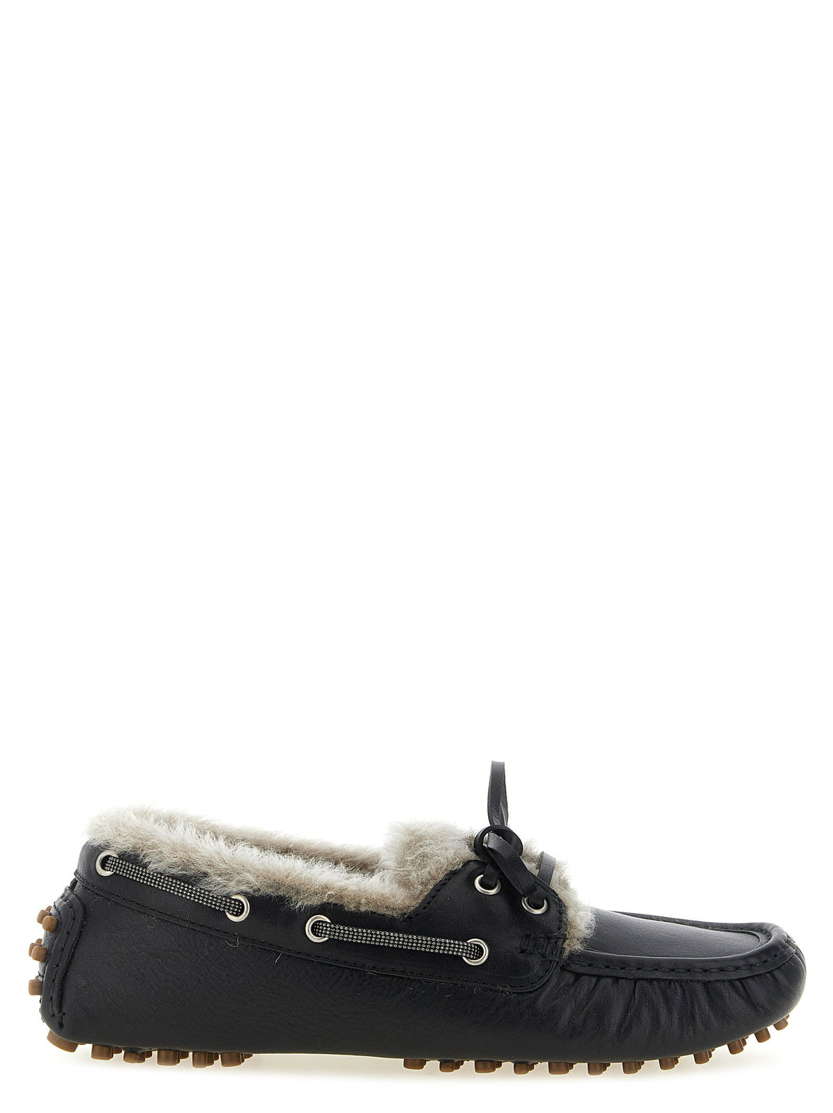 Brunello Cucinelli Monile Loafers Black  