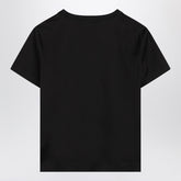 Max Mara Black Cotton Crewneck T-Shirt Black