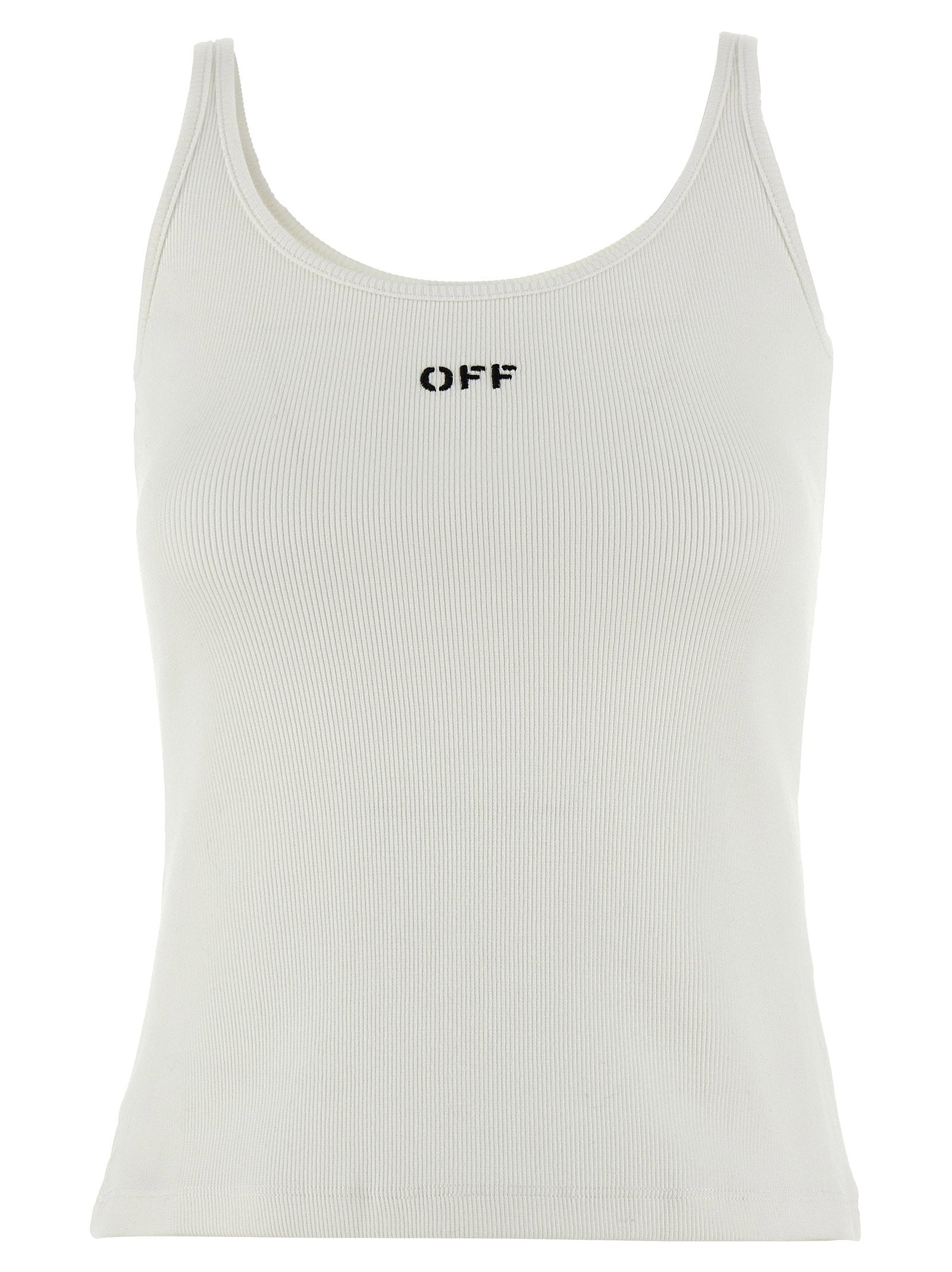 Off White Off Stamp Top White