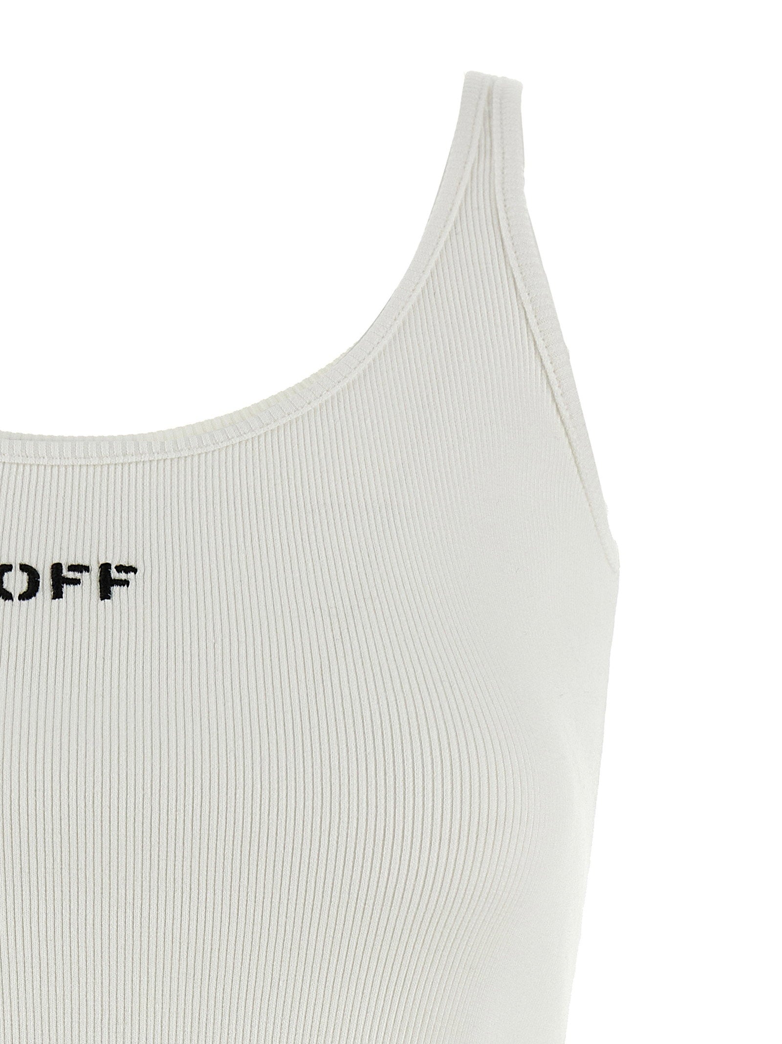 Off White Off Stamp Top White
