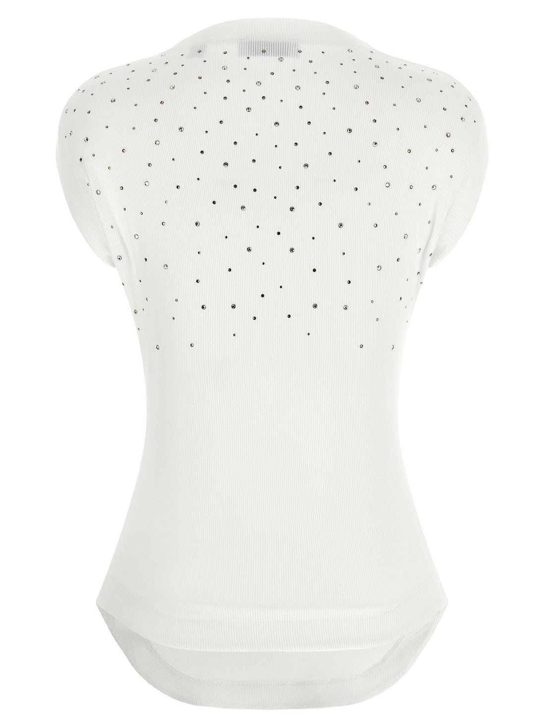 Off White Top Swarowski White