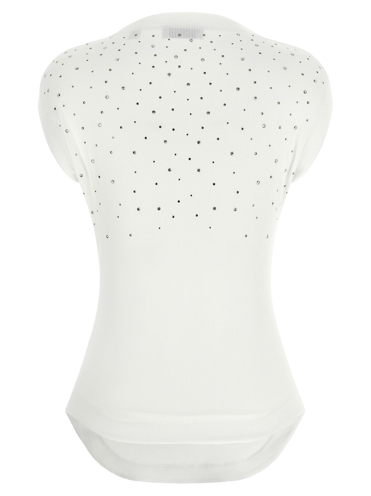 Off White Top Swarowski White