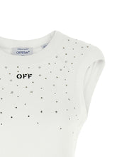 Off White Top Swarowski White