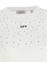 Off White Top Swarowski White
