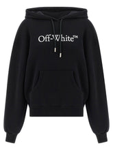 Off White Big Logo Bookkish Hoodie White/black