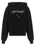 Off White Big Logo Bookkish Hoodie White/black
