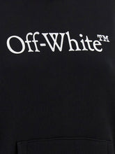 Off White Big Logo Bookkish Hoodie White/black