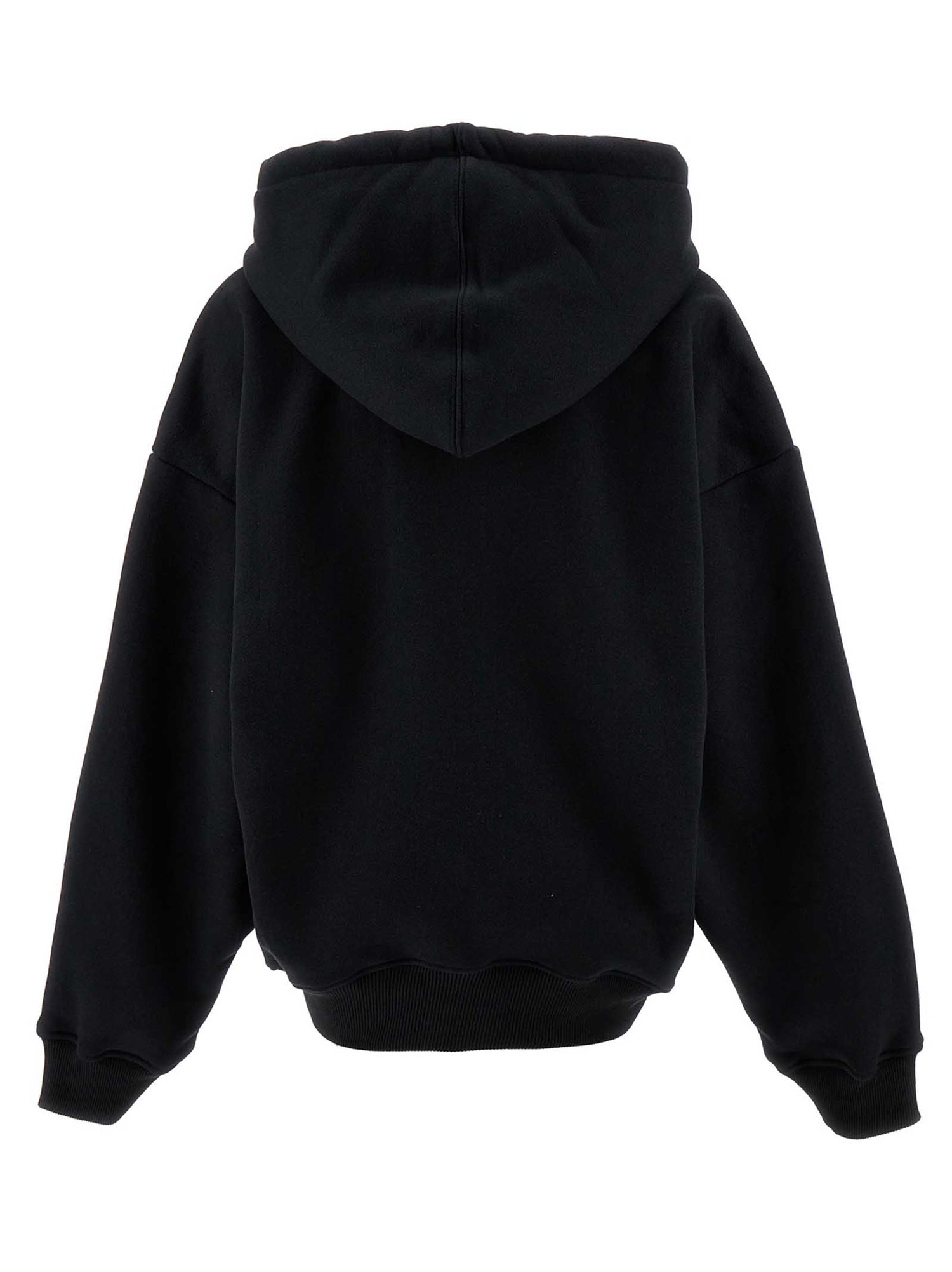 Off White Off Stamp Hoodie Black