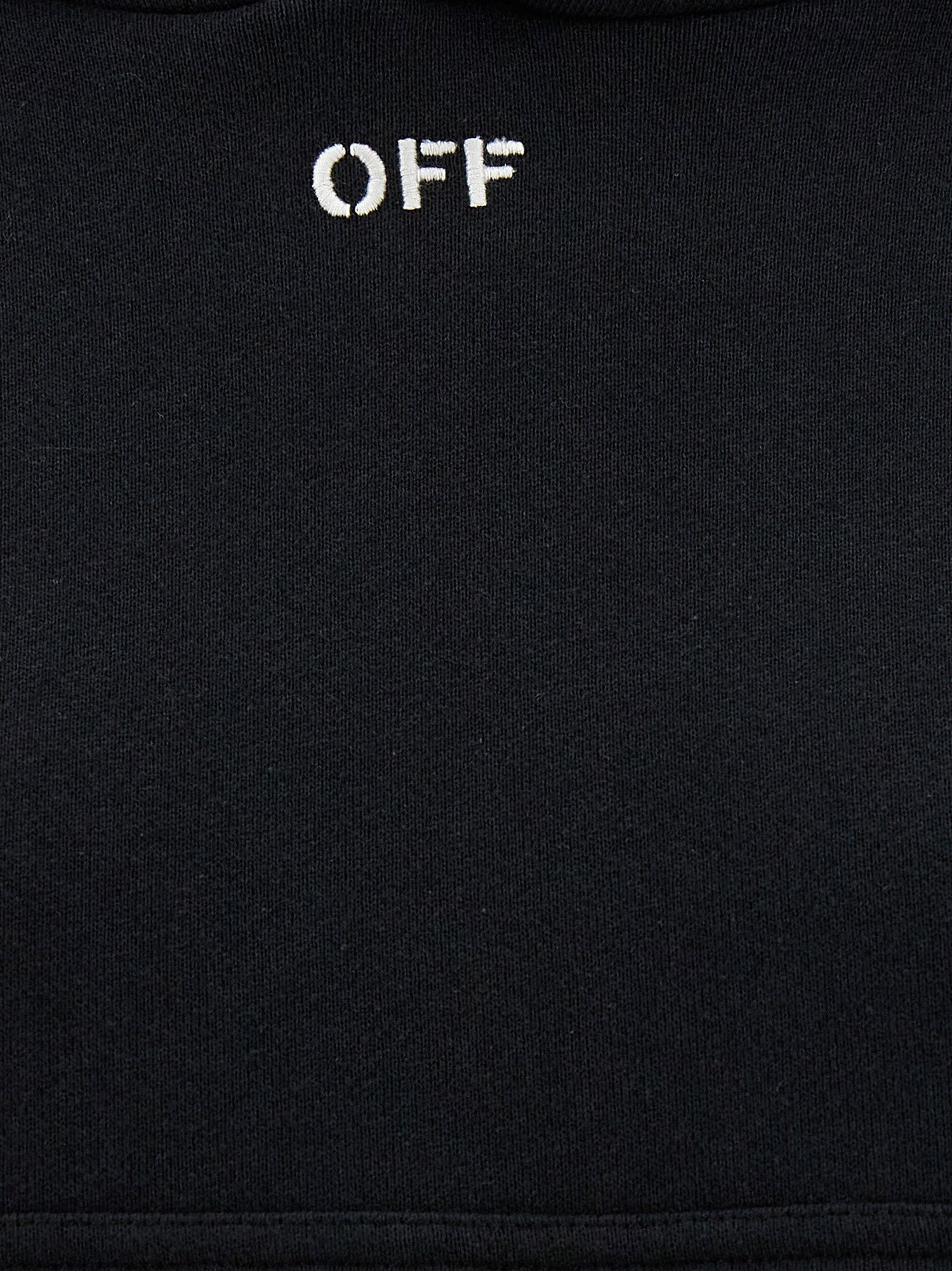 Off White Off Stamp Hoodie Black