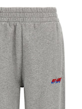 Off White Logo Embroidery Joggers Gray