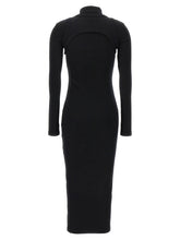 Off White Off Stamp Dress Black