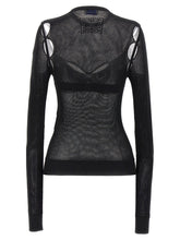 Off White Net Arrow Bralette Top Black