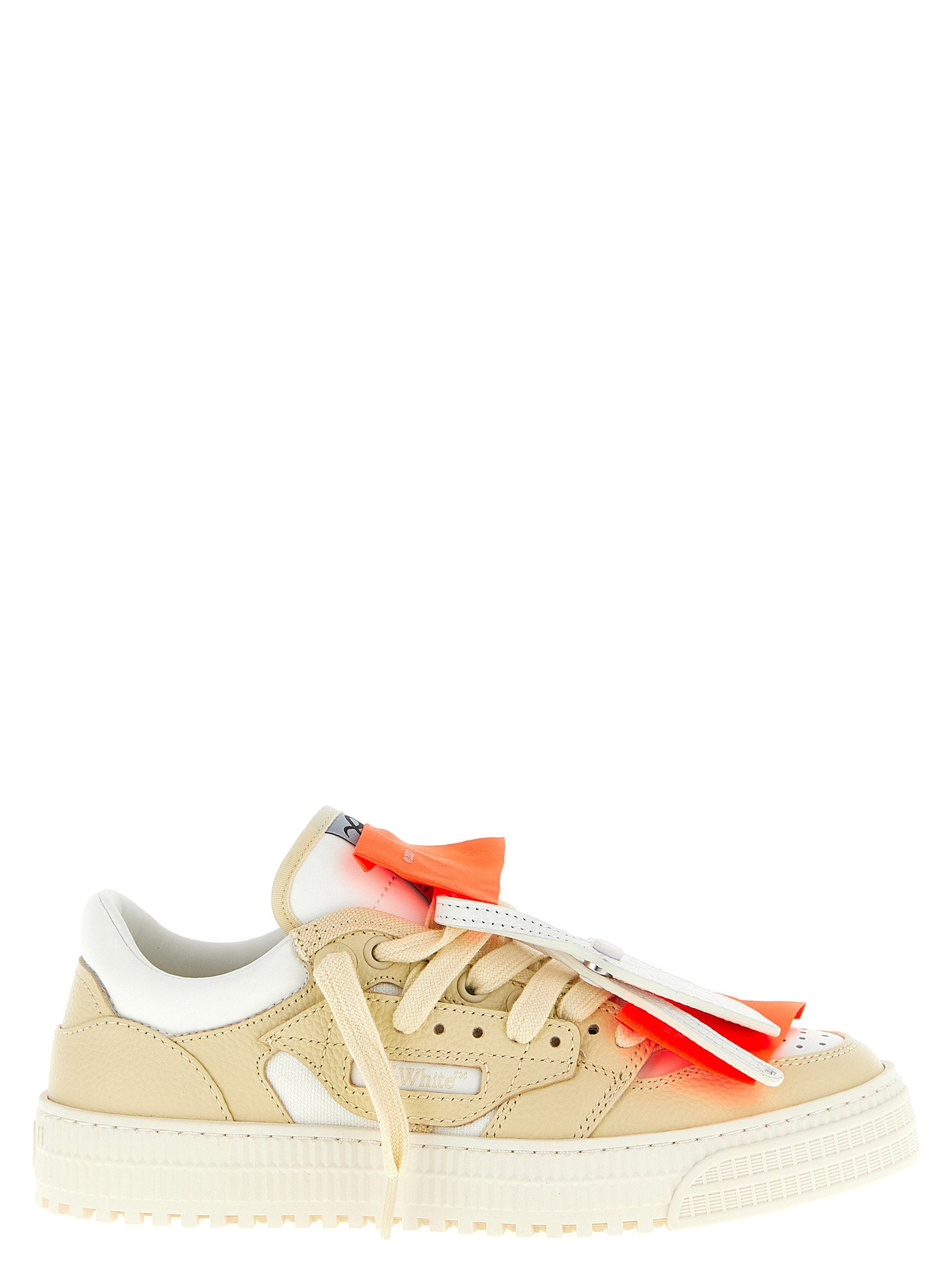 Off White 3.0 Court Low Top Sneakers Beige