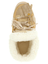 Off White Winter Ankle Boots Beige