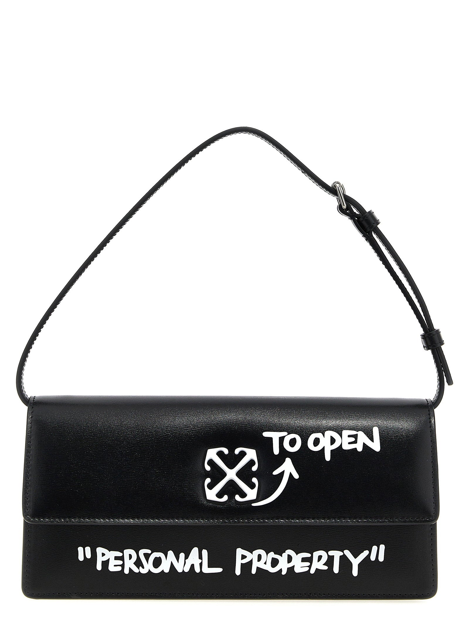 Off White Jitney 1.0 Shoulder Bag White/black