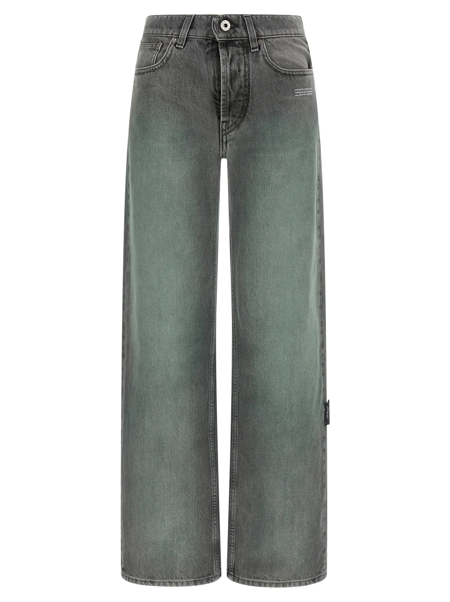 Off White Spray Susy Jeans Gray