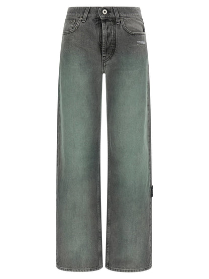 Off White Spray Susy Jeans Gray