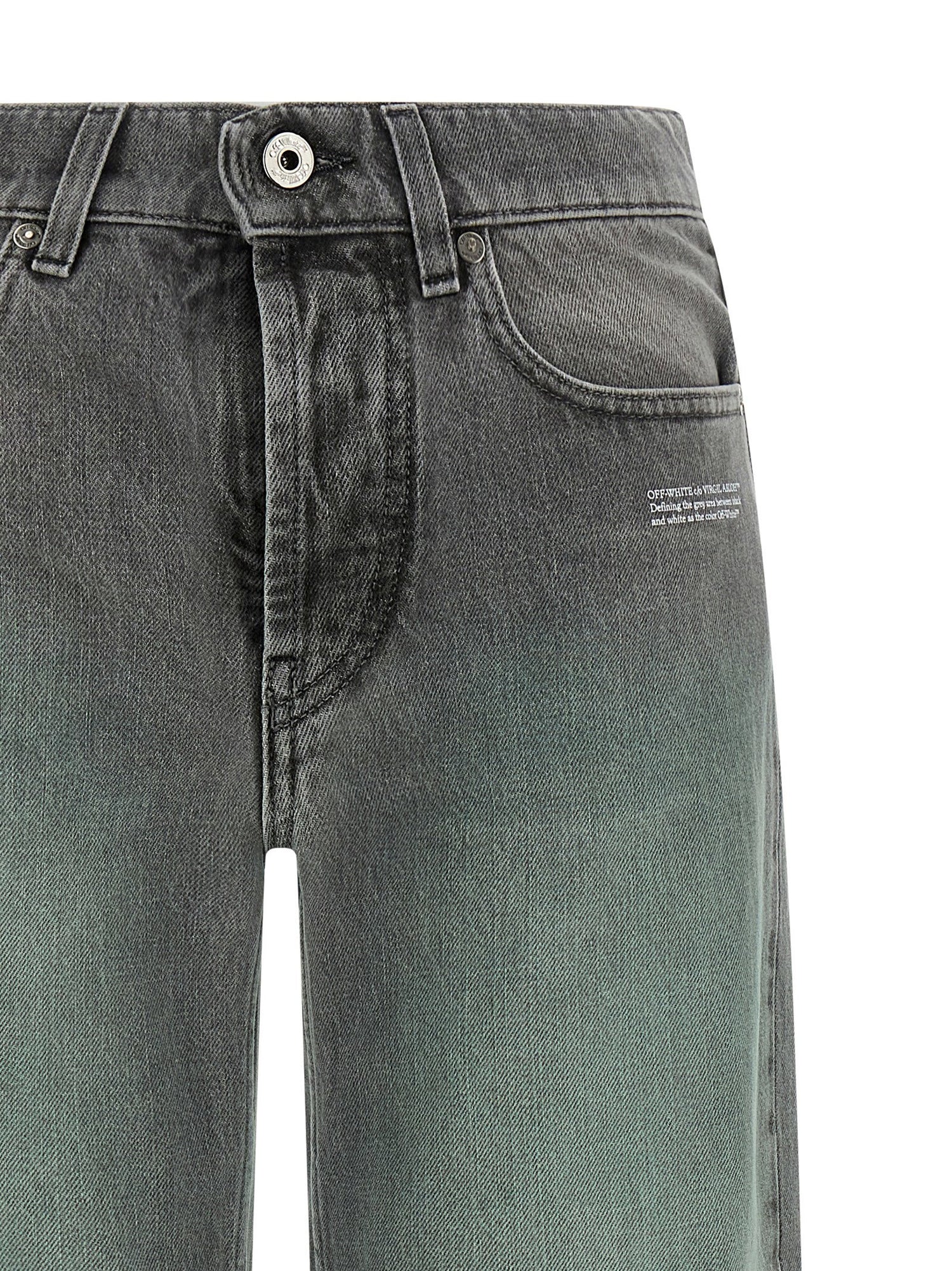 Off White Spray Susy Jeans Gray