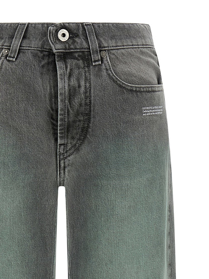 Off White Spray Susy Jeans Gray