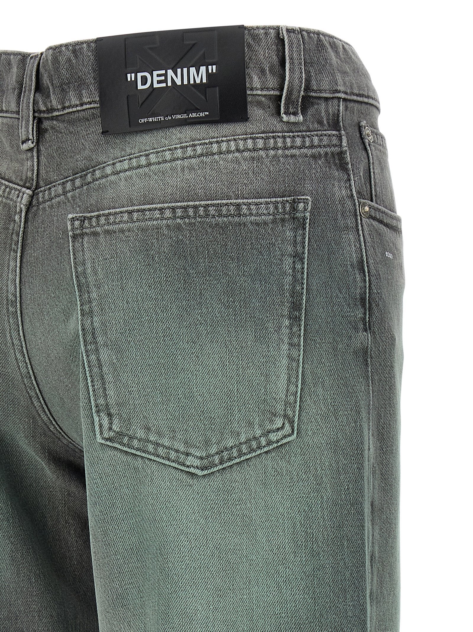 Off White Spray Susy Jeans Gray