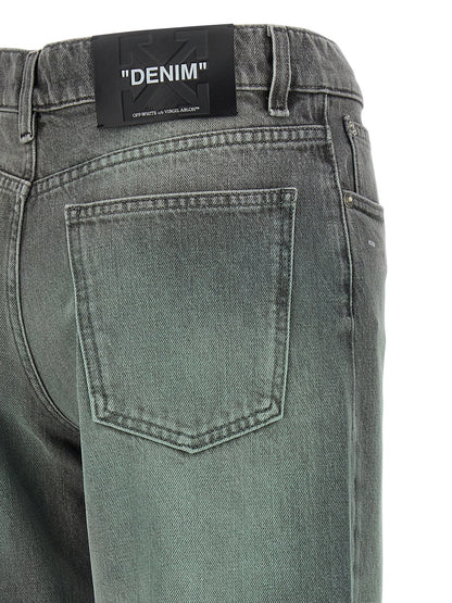 Off White Spray Susy Jeans Gray