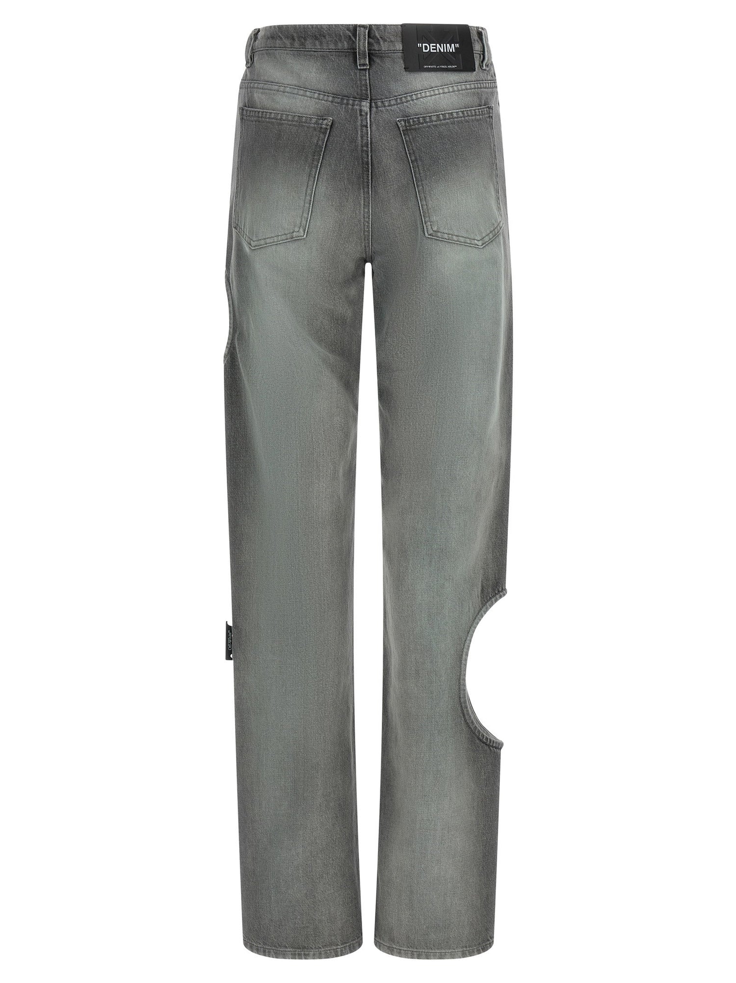 Off White Spray New Meteor Jeans Gray