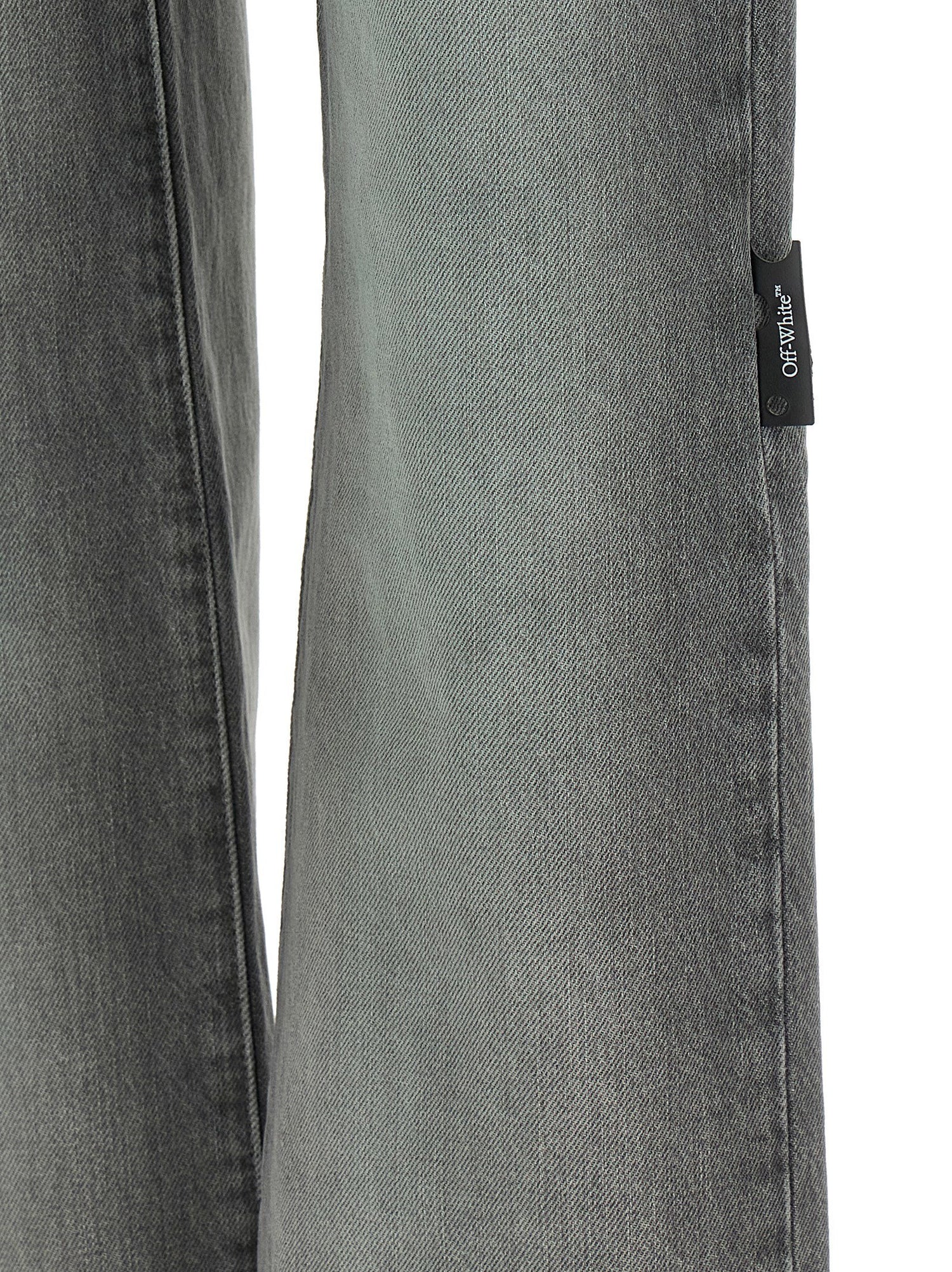Off White Spray New Meteor Jeans Gray