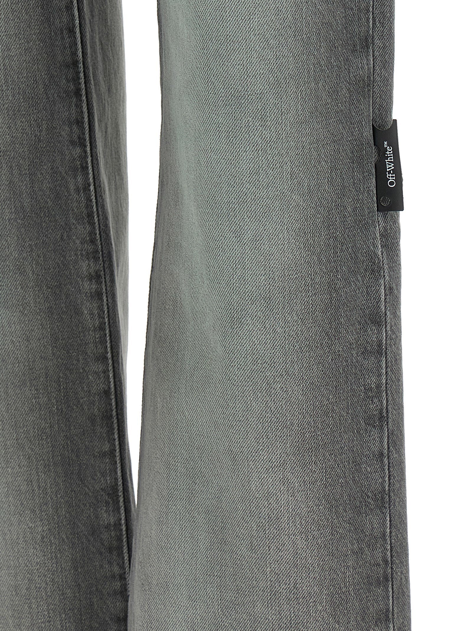 Off White Spray New Meteor Jeans Gray
