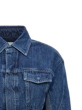 Off White Motorcycle Denim Jacket Blue