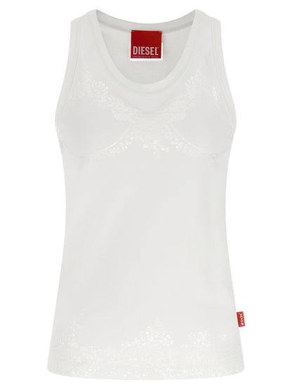 Diesel X Tinder Pr-t-anki-lace-r Tank Top White