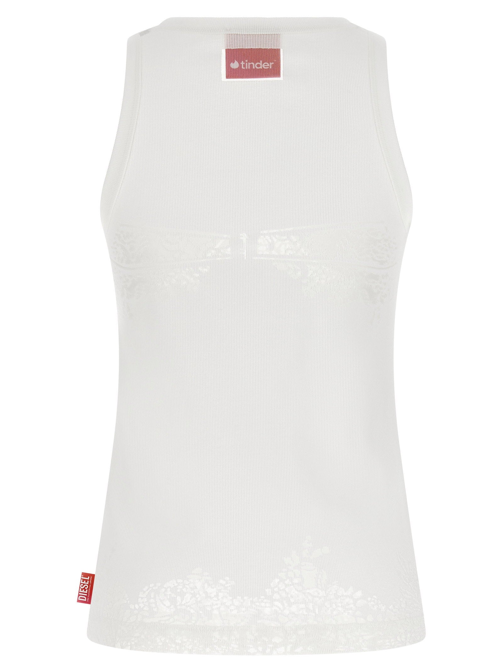 Diesel X Tinder Pr-t-anki-lace-r Tank Top White