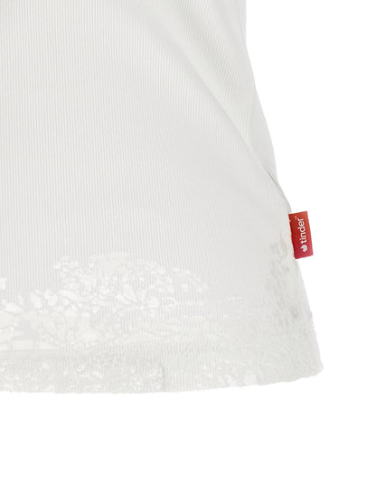 Diesel X Tinder Pr-t-anki-lace-r Tank Top White