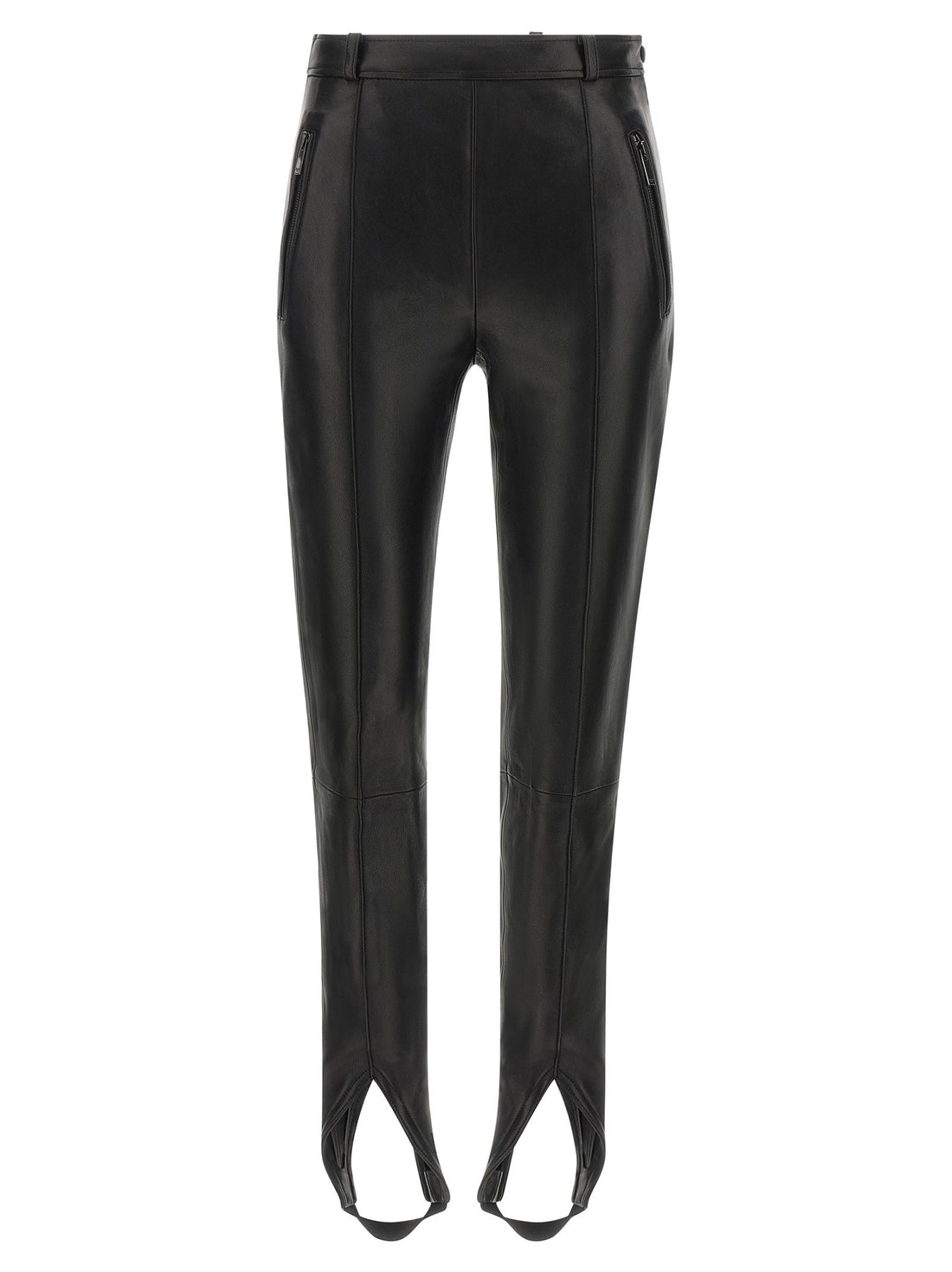 Balmain Leather Fuseau Black