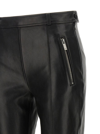 Balmain Leather Fuseau Black  