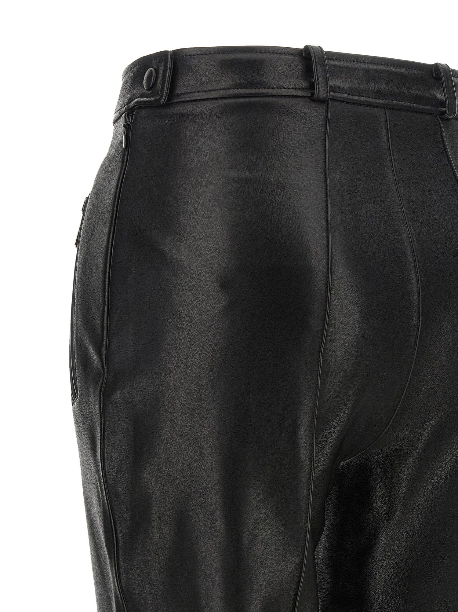 Balmain Leather Fuseau Black  