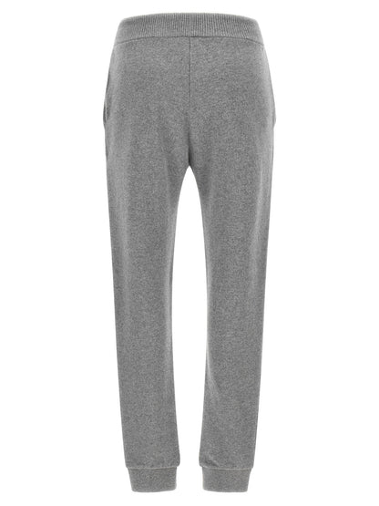 Balmain Cashmere Joggers Gray