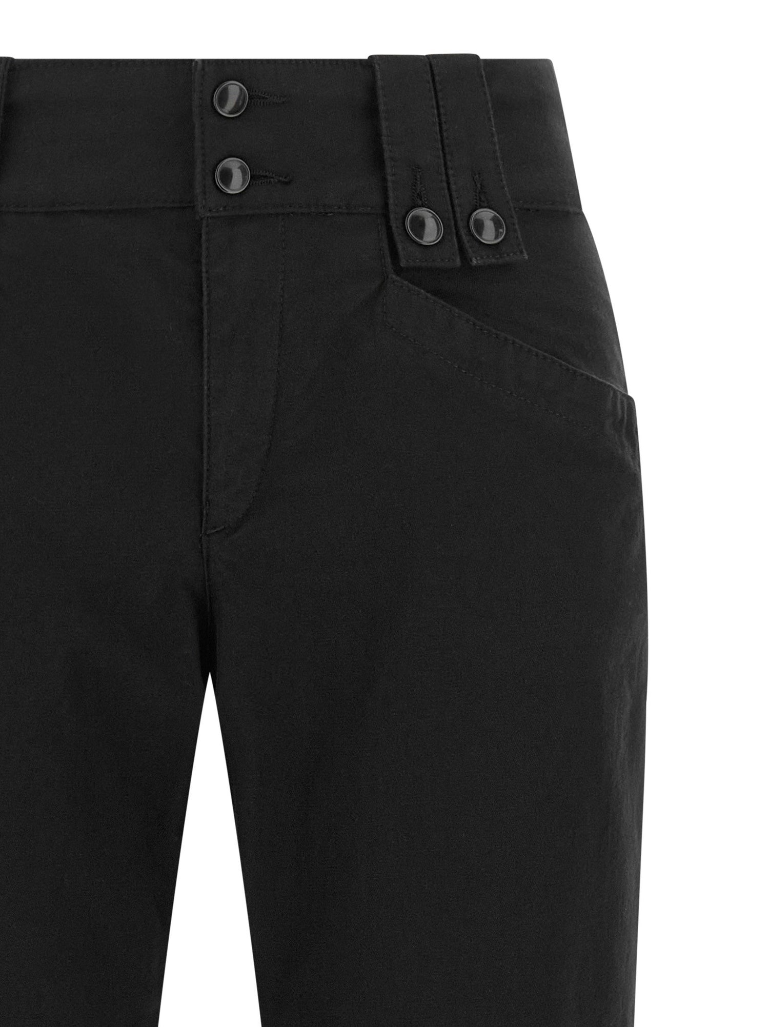 Isabel Marant Capri Berna Pants With Buttons Black  