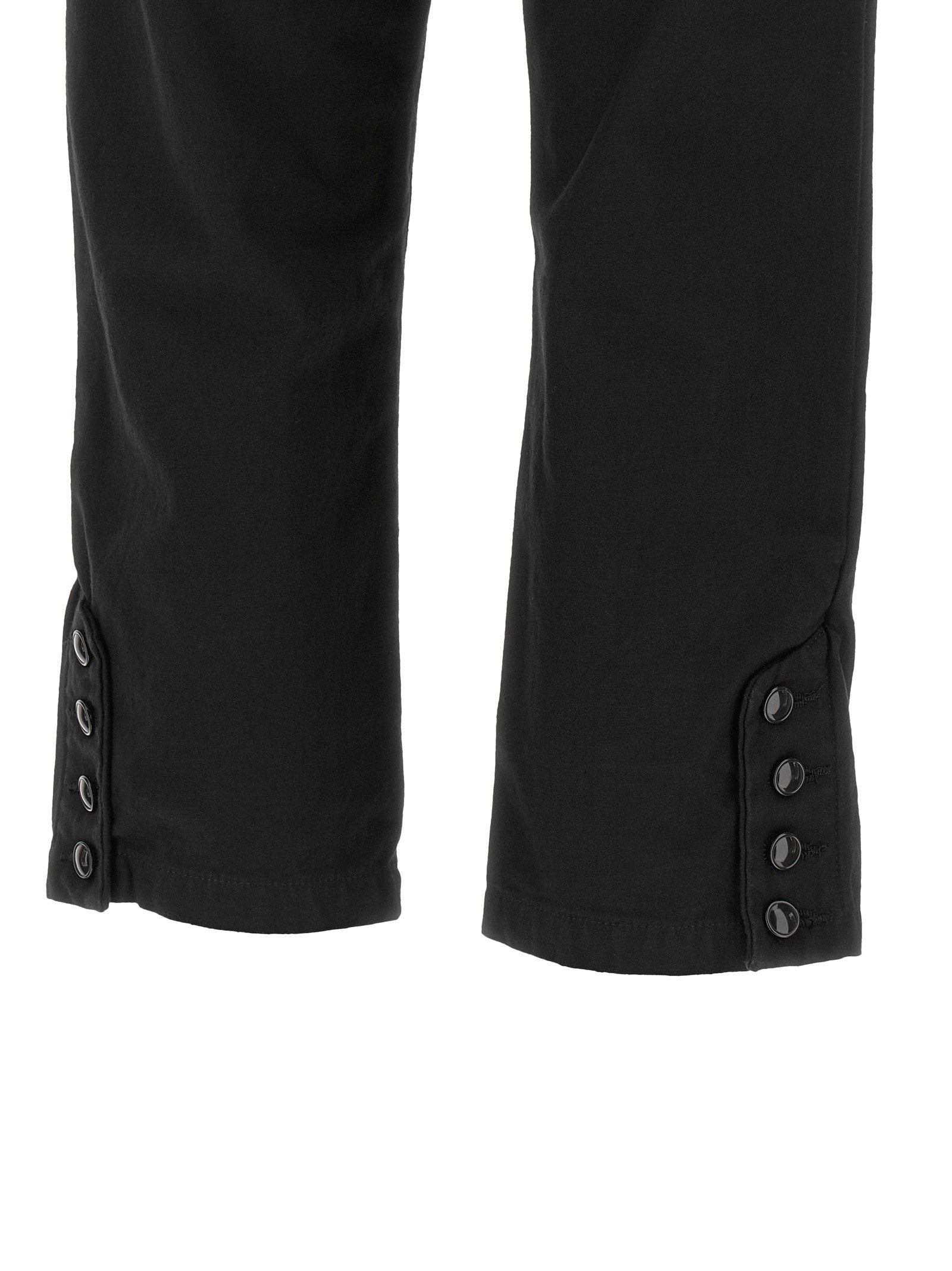 Isabel Marant Capri Berna Pants With Buttons Black  