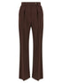 Elisabetta Franchi Palazzo Pants Brown