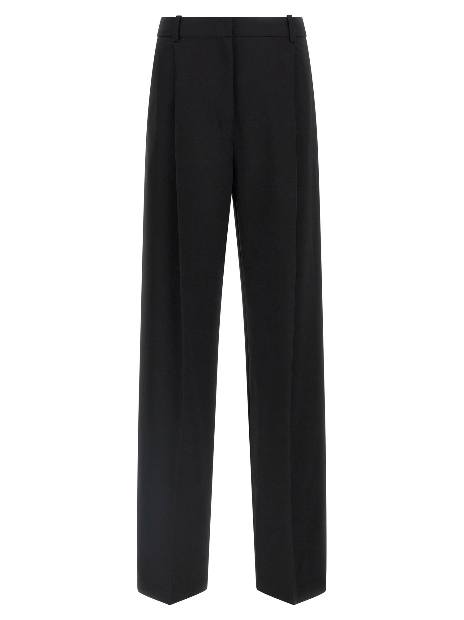 Elisabetta Franchi Fluid Cady Pants Black