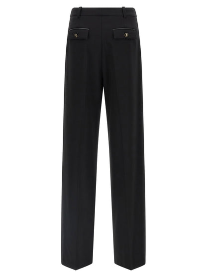 Elisabetta Franchi Fluid Cady Pants Black