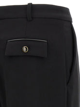 Elisabetta Franchi Fluid Cady Pants Black
