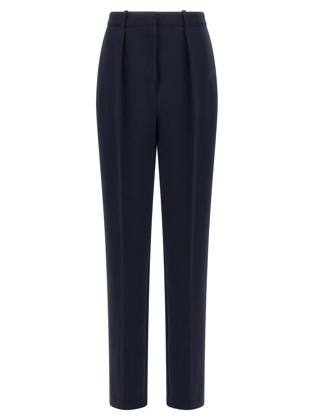 Elisabetta Franchi Crepe De Chine Pants Blue