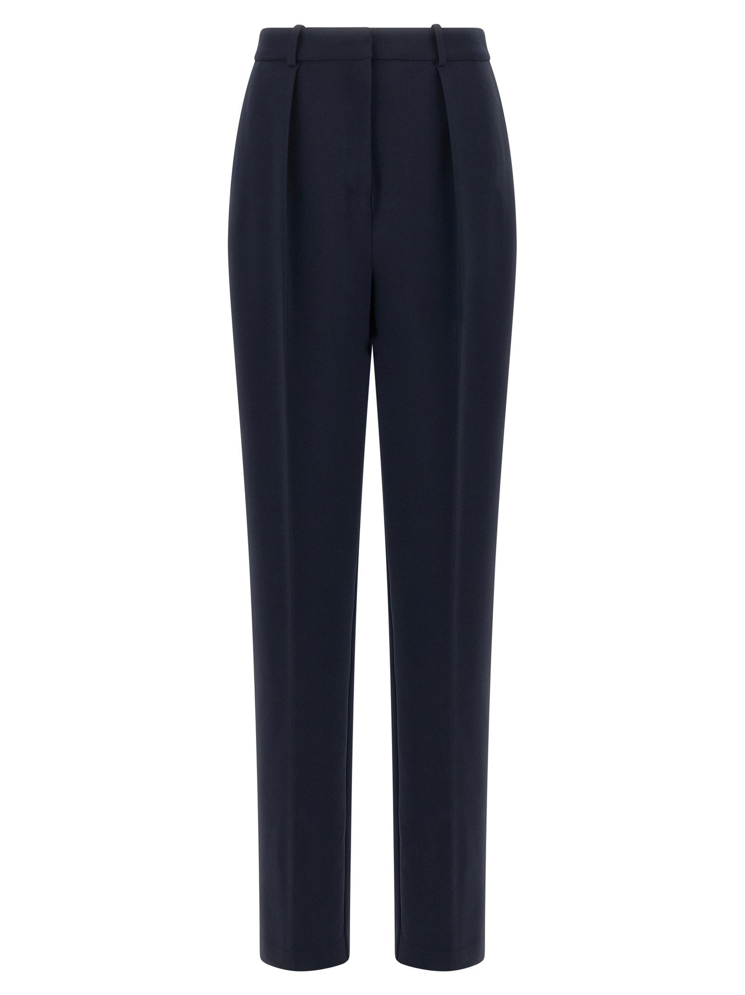 Elisabetta Franchi Crepe De Chine Pants Blue