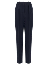 Elisabetta Franchi Crepe De Chine Pants Blue