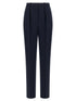 Elisabetta Franchi Crepe De Chine Pants Blue