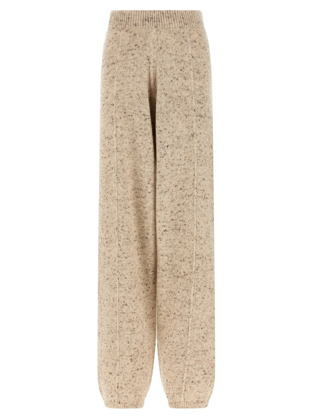Fabiana Filippi Buttoned Yarn Pants Beige